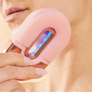 Skin Gym Vibrating Facial Cleansing Brush Soft Silicone Scrubber, Face,MSRP $79